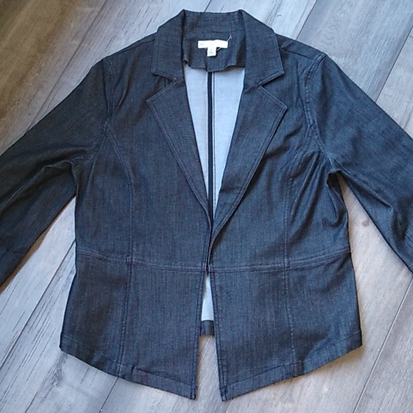 Cato Black Denim Jacket/Blazer SIZE M - Picture 1 of 16